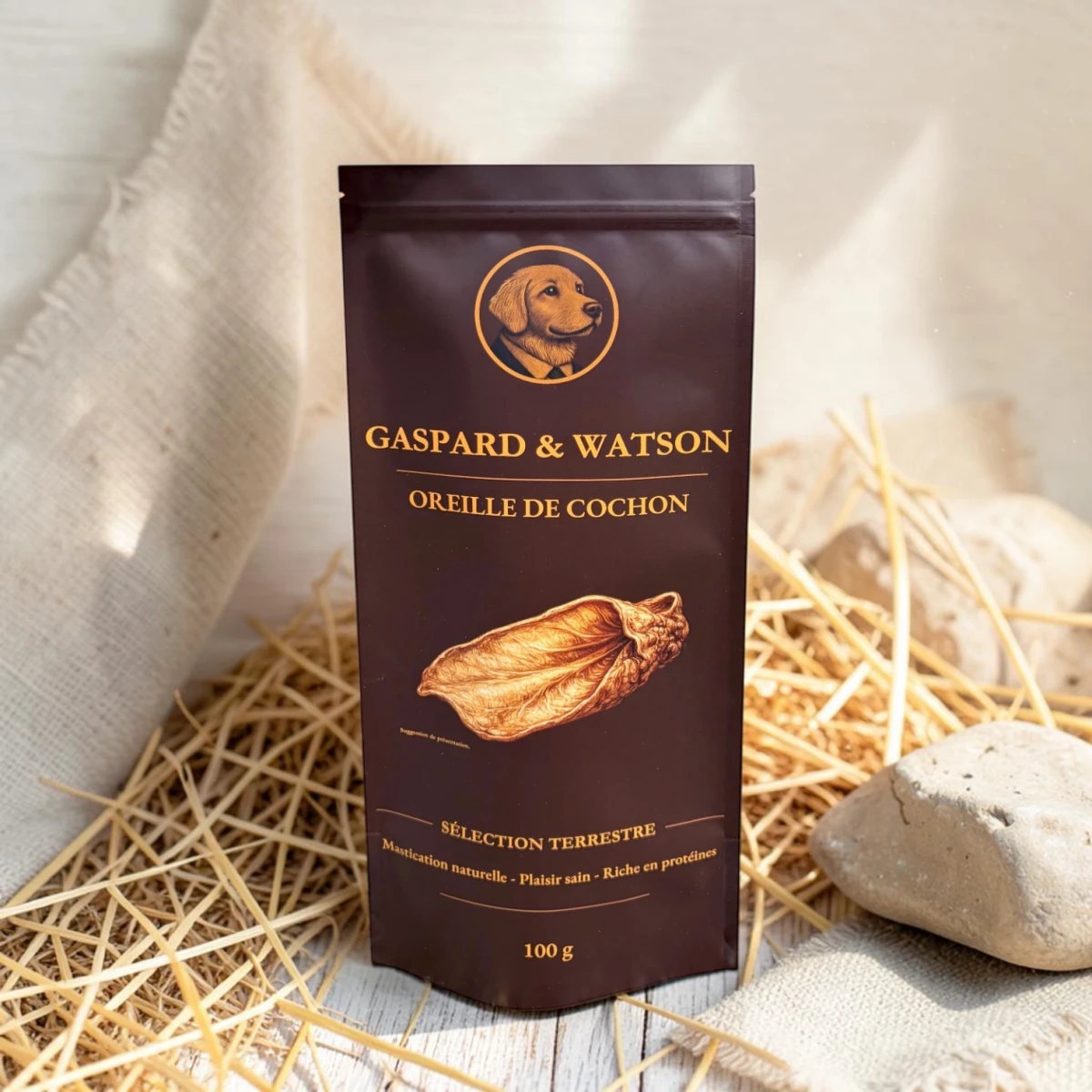Oreille de Porc pour Chien 100% Naturel | Gaspard & Watson