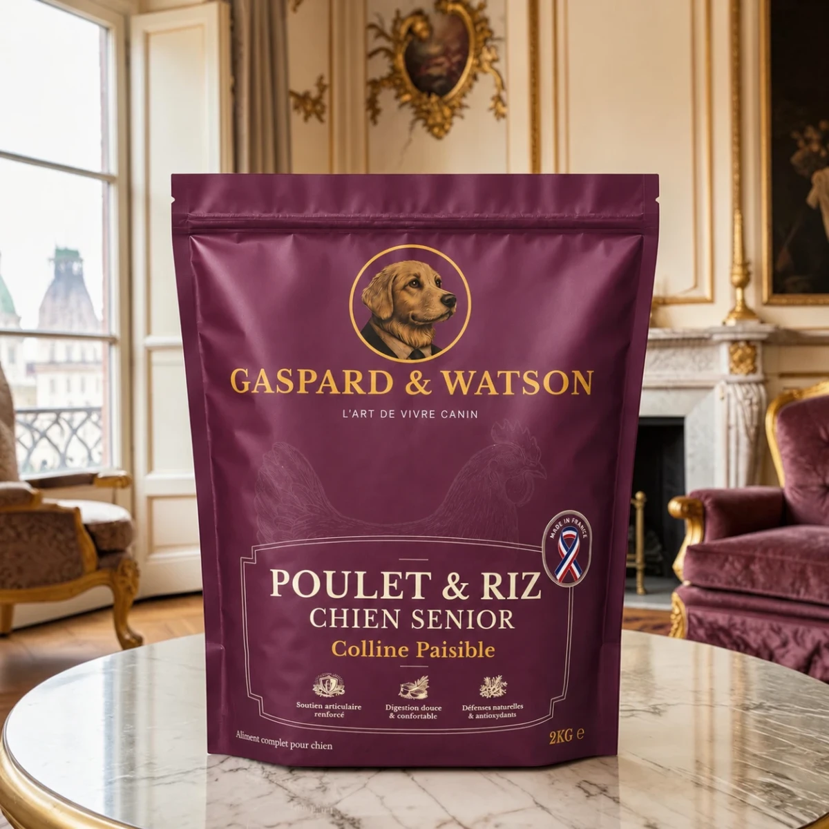 Poulet & Riz (Chien senior) - Colline paisible 2kg